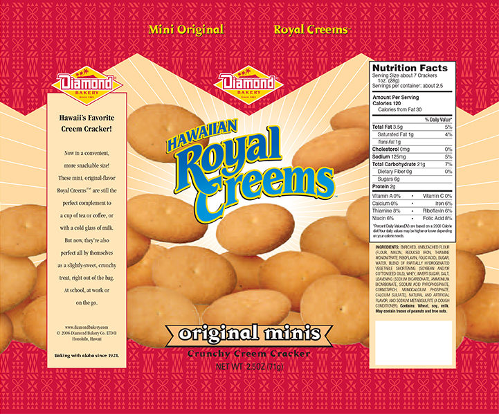 Diamond Bakery Hawaiian Royal Creems