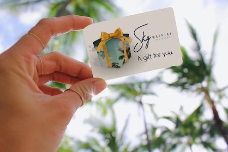 GIFT CARD PROMOTION AT SKY WAIKIKI