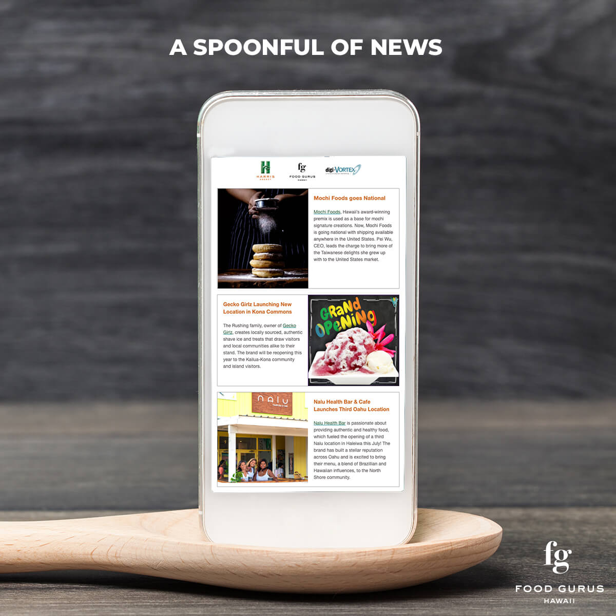 Food Gurus Newsletter Signup Image